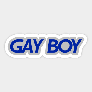 Gay Boy - Handheld Gaming System Sticker